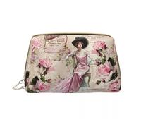 Trousse de rangement de maquillage pour femme - Grande capacité - Motif anges de la Renaissance - Trousse de toilette, Couleur 18, Cosmetic Bag, Bohémien