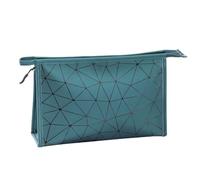 Trousse de rangement de maquillage | Trousse de maquillage étanche | Trousse de maquillage avec poignée amovible en cuir synthétique avec poignée de transport pour fard à paupières, crayon à sourcils