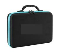 Trousse de Rangement for huiles essentielles, 60 emplacements, 10 ML et 15 ML, Sacs de Rangement for flacons à Bille, Fermeture éclair, Voyage(Blue,5-10-15ML)