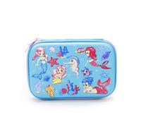 Trousse de rangement multifonctionnelle, cadeau idéal pour les enfants avec double fermeture éclair fluide, grande capacité et facile à nettoyer,