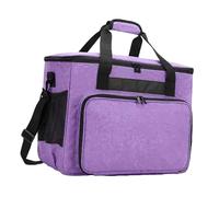 Trousse de rangement pour cosmétiques, fournitures de couture, sac à main portable, grande capacité avec poignée, plusieurs poches avec organisateur d'outils