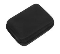 Trousse de Rangement pour Glucomètre Portable Antichoc Fermeture Éclair | Doublure Intérieure Douce en EVA et Oxford, Format Compact, Noir, pour Solution et Usage au Bureau