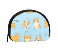 Trousse de Rangement pour Serviettes hygiéniques, Motif Chien Corgi Kawaii, Porte-Monnaie pour Femme