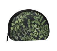 Trousse de Rangement pour Serviettes hygiéniques, Motif Feuilles botaniques, Petite Trousse de Maquillage, Porte-Monnaie pour Femme