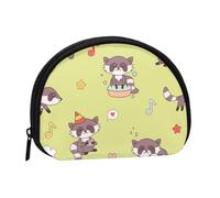 Trousse de Rangement pour Serviettes hygiéniques, Motif Raton Laveur Kawaii, Porte-Monnaie pour Femme