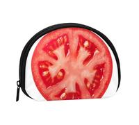 Trousse de Rangement pour Serviettes hygiéniques, Petite Pochette de Rangement pour Maquillage, Porte-Monnaie pour Femme, Motif Tranche de Tomate