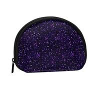 Trousse de Rangement pour Serviettes hygiéniques, Petite Trousse de Maquillage à Paillettes Violet améthyste foncé, Porte-Monnaie pour Femme