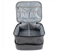 Trousse de rangement pour vernis à ongles en nylon, grand sac à main portable pour cosmétiques