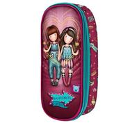 Trousse De Rangement Safta - 384gj23 - Trousse D'ecolier Gorjuss Fireworks Bordeaux (10 X 23 X 6 Cm)