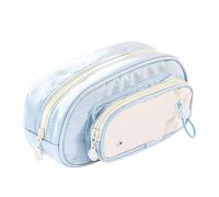 Trousse de réparation Multicouche, Trousse à Crayons multifonctionnelle Grande capacité, Sac Rangement Papeterie, Plomb(Blue)