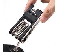 Trousse de Réparation pour Cyclisme - Outil de Réparation Pliable et Portable - Set D'accessoires Vélo avec Clés - pour VTT et Vélo de Route Aventure en Plein Air Cycliste Entraînement Entretien à