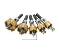 Trousse De Scies Cloche,5 Pièces Cutter de Précision Lisse Résistant à l'Usure,Set de Trépans | Pour Hommes Famille Installation Serrure Porte Tôle Intérieur