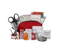 Trousse de secours 2 personnes compacte - Kit premiers soins portable pour maison, voiture et travail