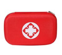 Trousse de Secours., Housse de Stockage pour Défibrillateur Médical avec Logo Croix-Rouge, Trousse de Premiers Secours pour Hôpitaux et Lieux Publics(Red,21 * 13 * 5cm)