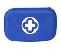 Trousse de Secours., Housse de Stockage pour Défibrillateur Médical avec Logo Croix-Rouge, Trousse de Premiers Secours pour Hôpitaux et Lieux Publics(Blue,21 * 13 * 5cm)