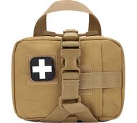 Trousse de secours militaire tactique IFAK, couleur sable, nylon Oxford 1000D, 19x14x5 cm