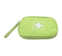Trousse de Secours Portable à Main, Pochette Médicale Compacte Vert | Oxford Cloth, Compartiments Séparés et Étiquetage Interne, pour Route, Maison, et Outils