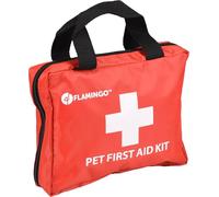 TROUSSE DE SECOURS RESKU ANIMAUX DOMESTIQUES PREMIUM ROUGE 20x15x6CM