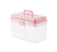 trousse de secours, Trousse de premiers secours Boîte médicale Boîte de premiers secours en plastique transparent Boîte de conteneur Boîte de rangement portable Boîte de premiers secours familiale 13,