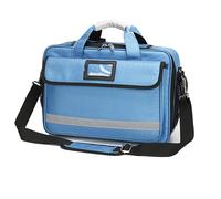 Trousse de Secours Vide portable, sac médical de premiers secours, grand sac médical d'urgence multi-poches, pour bateau, voiture, camping, randonnée, voyage et sac à dos(Blue)