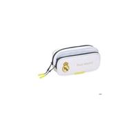 Trousse de stylos REAL MADRID multicolore - polyester - zippée - 21 x 10.5 x 6 cm