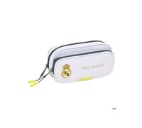safta Real Madrid EQUIPACIÓN 25/26 - Trousse avec Poche, Trousse pour Enfant, idéale pour Les Enfants d'âge Scolaire, Confortable et Polyvalent, qualité et résistance, 21 x 6 x 10,5 cm, Blanc, M