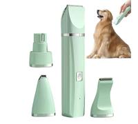 Trousse De Toilettage Pour Chien - Rasoir Électrique,4 En 1 Outil De Taille Électrique Silencieux Sans Fil Broyeur D'Ongles Pour Pattes Poil Emmêlé Oreilles Yeux Et Visage Des Chiots