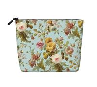 Trousse de toilette à couche unique avec motif écureuils au printemps, convient pour les voyages d'affaires et un usage quotidien., Fleur de vigne vintage, Taille unique