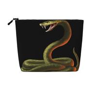 Trousse de toilette à couche unique avec motif écureuils au printemps, convient pour les voyages d'affaires et un usage quotidien., Serpent, Taille unique