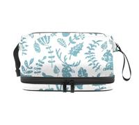 Trousse de toilette à double couche avec compartiment à pinceaux - Motif rennes et écureuils dans Sonwland - Pour femme et fille, multicolore, 27x15x14 cm/10.6x5.9x5.5 in, Trousse de toilette