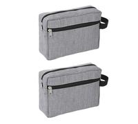 Trousse de Toilette à Double Portable Multifonction 2 Pièces | Oxford Cloth, Rangement Compact pour Camping et Valise, Pratique pour Téléphone et Serviettes