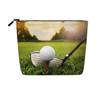 Trousse de toilette à motif balle de golf, convient pour les voyages d'affaires et un usage quotidien.