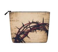 Trousse de toilette à motif couronne d'épines, convient pour les voyages d'affaires et un usage quotidien.