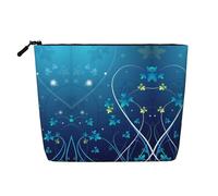 Trousse de toilette à motif pêche à la mouche Brook Trout Fly Fishing - Pour femme - Simple couche - Convient pour le rangement quotidien, les voyages et les voyages d'affaires., Mini tourbillon de