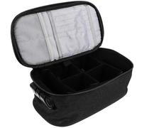 Trousse de Toilette à Plusieurs Compartiments Code, Noir | Oxford Cloth Résistant, Fermeture Zippée, pour Voyages de W nd et Rangement Organisé des Soins