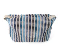 Trousse de toilette à rayures 100% coton collection BREEZE bleu
