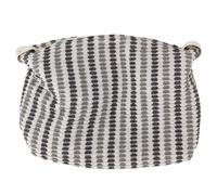 Trousse de toilette à rayures 100% coton collection BREEZE gris