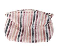 Trousse de toilette à rayures 100% coton collection BREEZE rose
