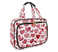 Trousse de toilette à suspendre pour femme, motif cerfs de la forêt d'hiver, trousse de maquillage de voyage, trousse de toilette pour accessoires essentiels de voyage, Multicolore 5., M, Trousse de