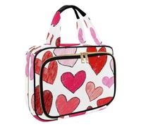 Trousse de toilette à suspendre pour femme, motif cerfs de la forêt d'hiver, trousse de maquillage de voyage, trousse de toilette pour accessoires essentiels de voyage, Multicolore 4., M, Trousse de
