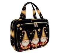 Trousse de toilette à suspendre pour femme, motif feuilles de lame, trousse de maquillage de voyage, trousse de toilette pour accessoires essentiels de voyage, Multicolore 20., M, Trousse de toilette