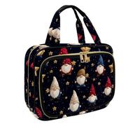 Trousse de toilette à suspendre pour femme, motif feuilles de lame, trousse de maquillage de voyage, trousse de toilette pour accessoires essentiels de voyage, Multicolore 18., M, Trousse de toilette