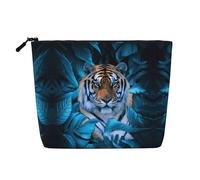 Trousse de toilette à une couche avec motif extraterrestres, convient pour les voyages d'affaires et un usage quotidien., Tigre de la faune africaine, Taille unique