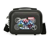 Trousse de Toilette Adaptable Marvel Avengers The Avengers Heroes avec Bandoulière Noire 29x21x15 cms ABS Rigide 9.14L 0.84 kgs