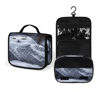 Trousse de Toilette Arctic Owl - Grande capacité - Étanche - À Suspendre - pour Salle de Bain