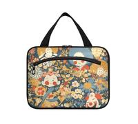 Trousse de Toilette avec Crochet Mignon Couleur Japonaise Clown Suspendu Trousse de Toilette de Voyage avec Crochet Designer Trousse de Maquillage Organisateur de Voyage Un Indispensable pour Salle de
