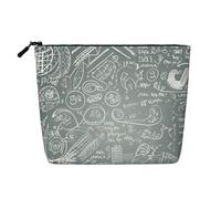 Trousse de toilette avec fermeture éclair Motif corail, Question de mathématiques., Taille unique