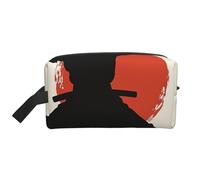 Trousse de toilette avec impression artistique Merry Christmas - Portable - Résistante à l'eau - Pour salle de bain et salle de bain - Avec poignée - Pour homme et femme, Imprimé Karaté Hommes, One