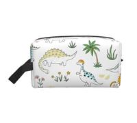 Trousse de toilette avec imprimé dinosaure pour homme et femme, pour voyage, gym, quotidien