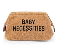 Childhome Pochette toilette Baby Necessities – déperlante, spacieuse, fermeture éclair – teddy beige